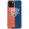NBA OKC Thunder Split iPhone 15 Plus Clear Case
