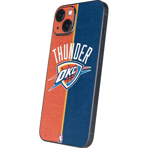 NBA OKC Thunder Split iPhone 15 Plus Skin
