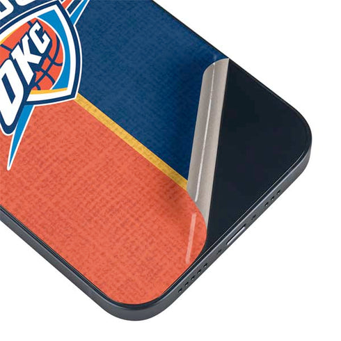 NBA OKC Thunder Split iPhone 14 Plus Skin