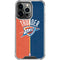 NBA OKC Thunder Split iPhone 14 Pro Clear Case