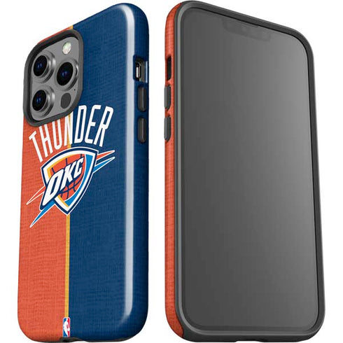 NBA OKC Thunder Split iPhone 15 Pro Impact Case