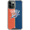 NBA OKC Thunder Split iPhone 14 Pro Max Clear Case