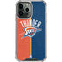 NBA OKC Thunder Split iPhone 14 Pro Max Clear Case