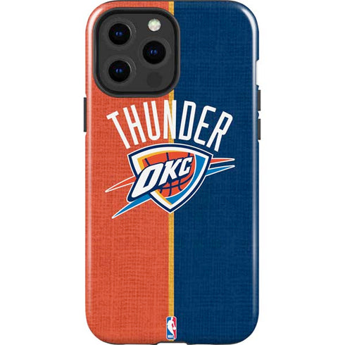 NBA OKC Thunder Split iPhone 15 Pro Max Impact Case