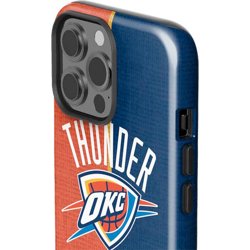 NBA OKC Thunder Split iPhone 15 Pro Max Impact Case
