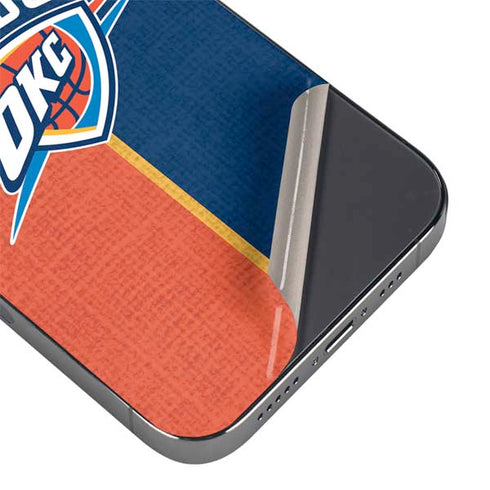 NBA OKC Thunder Split iPhone 14 Pro Max Skin