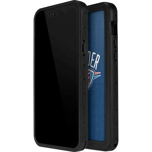 NBA OKC Thunder Split iPhone 14 Pro Max Waterproof Case