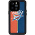 NBA OKC Thunder Split iPhone 14 Pro Waterproof Case