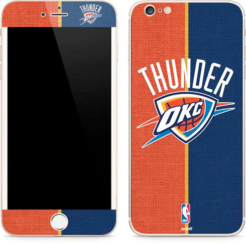 NBA OKC Thunder Split iPhone 6/6s Plus Skin