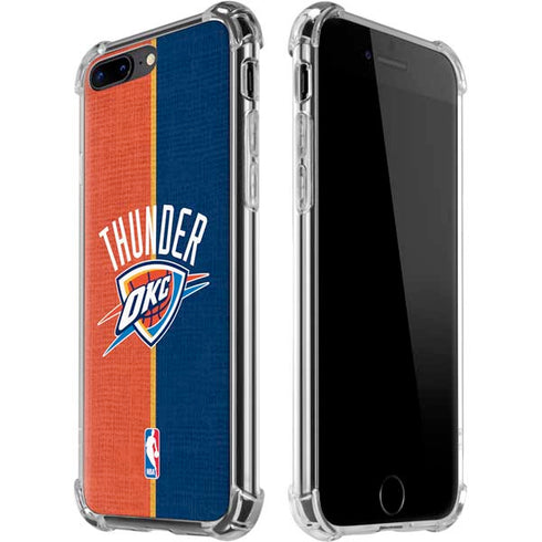 NBA OKC Thunder Split iPhone 7/8 Plus Clear Case