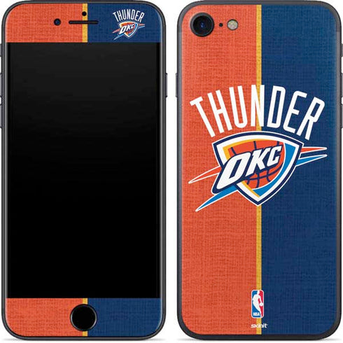 NBA OKC Thunder Split iPhone 8 Skin