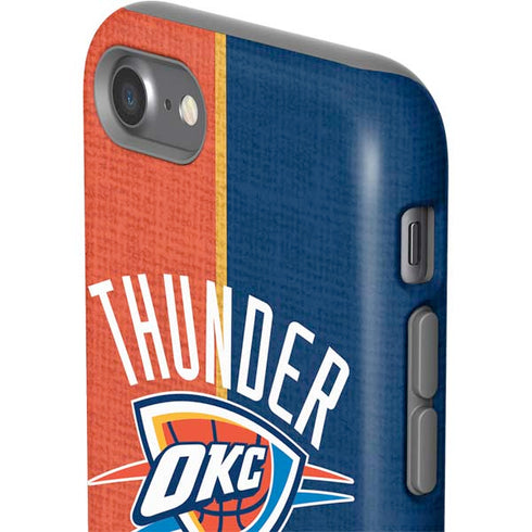 NBA OKC Thunder Split iPhone SE (2nd & 3rd Gen) Pro Case