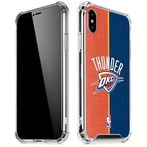 NBA OKC Thunder Split iPhone XS Max Clear Case