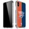 NBA OKC Thunder Split iPhone XS Max Clear Case