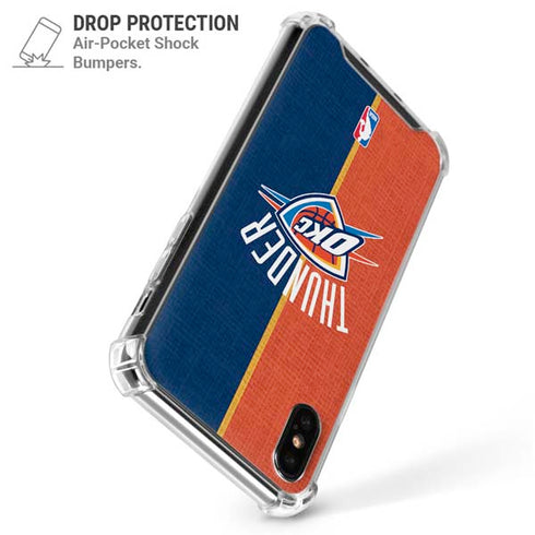 NBA OKC Thunder Split iPhone XS Max Clear Case