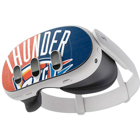 NBA OKC Thunder Split Meta Quest 3 Skin