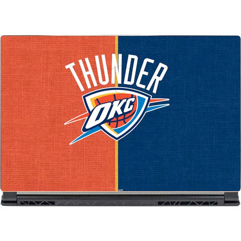 NBA OKC Thunder Split MSI GS65 Stealth Laptop Skin