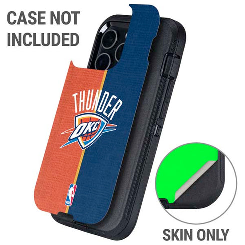 NBA OKC Thunder Split Otterbox Defender iPhone Skin