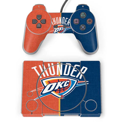 NBA OKC Thunder Split PlayStation Classic Bundle Skin