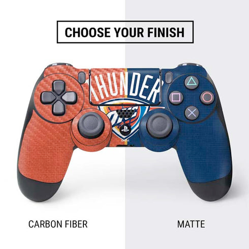 NBA OKC Thunder Split PS4 Controller Skin