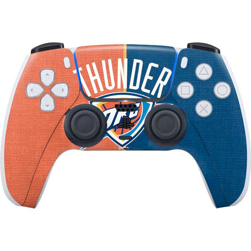 NBA OKC Thunder Split PS5 Controller Skin