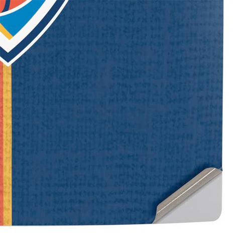 NBA OKC Thunder Split PS5 Slim Disk Console Skin