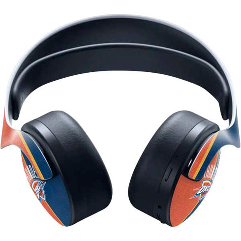 NBA OKC Thunder Split PULSE 3D Wireless Headset for PS5 Skin