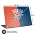 NBA OKC Thunder Split Universal Laptop 13in (10.6 x 7.6in) Skin