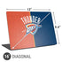 NBA OKC Thunder Split Universal Laptop 16in (13 x 9.4in) Skin