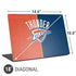 NBA OKC Thunder Split Universal Laptop 18in (14.6 x 10.6in) Skin