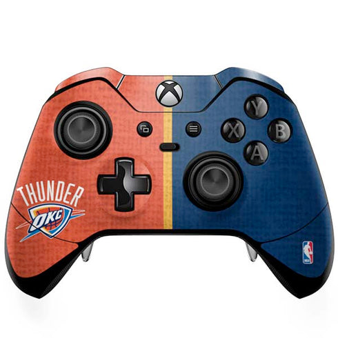 NBA OKC Thunder Split Xbox One Elite Controller Skin