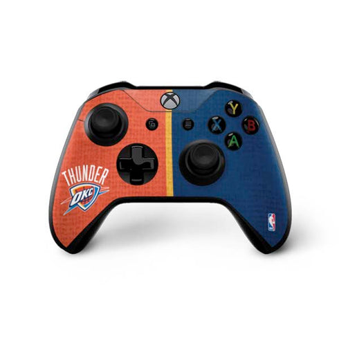 NBA OKC Thunder Split Xbox One X Controller Skin
