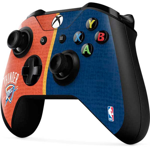 NBA OKC Thunder Split Xbox One X Controller Skin