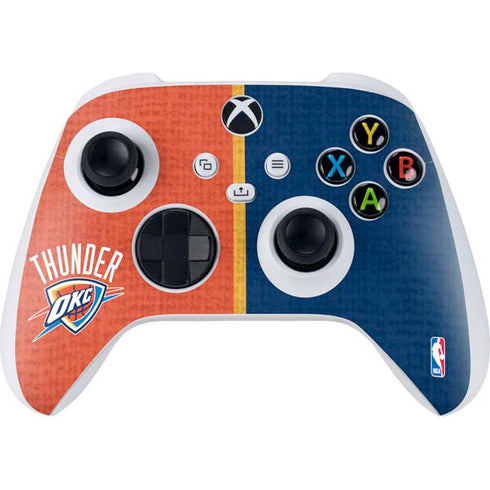 NBA OKC Thunder Split Xbox Series S Controller Skin
