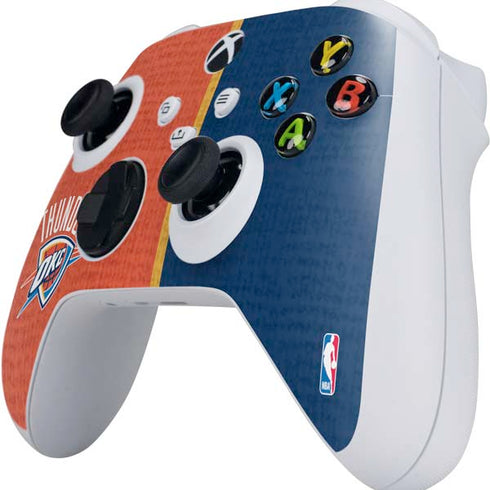 NBA OKC Thunder Split Xbox Series S Controller Skin