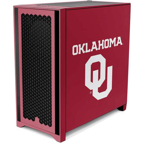 University of Oklahoma Basketball Corsair 4000D Tempered Glass Mid-Tower ATX Case Skin