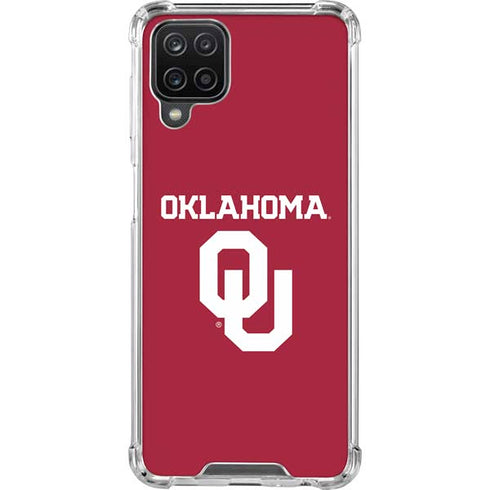 University of Oklahoma Basketball Galaxy A12 Clear Case