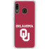 University of Oklahoma Basketball Galaxy A20 Clear Case