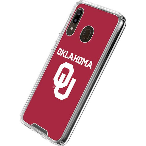 University of Oklahoma Basketball Galaxy A30 Clear Case