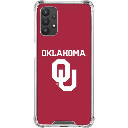 University of Oklahoma Basketball Galaxy A32 5G Clear Case