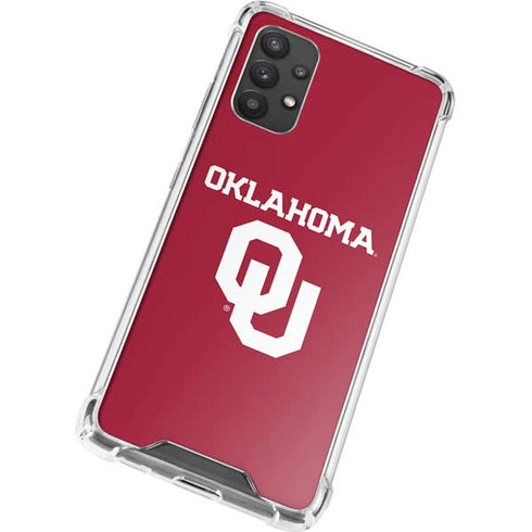University of Oklahoma Basketball Galaxy A32 5G Clear Case