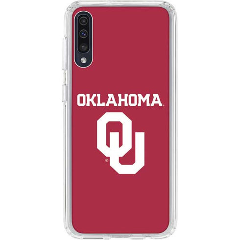 University of Oklahoma Basketball Galaxy A50 Clear Case