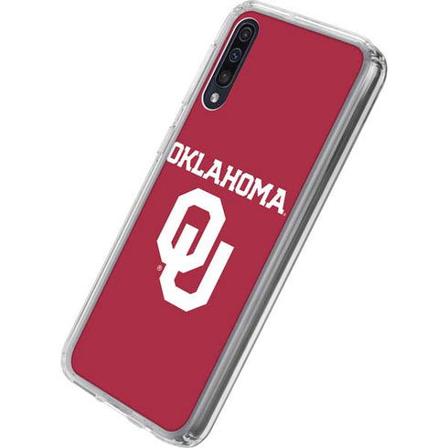 University of Oklahoma Basketball Galaxy A50 Clear Case
