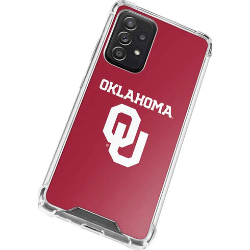 University of Oklahoma Basketball Galaxy A52 5G Clear Case