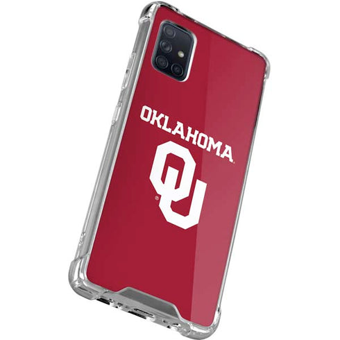 University of Oklahoma Basketball Galaxy A71 5G Clear Case