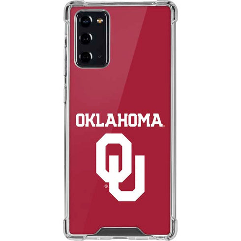 University of Oklahoma Basketball Galaxy Note20 5G Clear Case