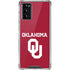 University of Oklahoma Basketball Galaxy Note20 5G Clear Case