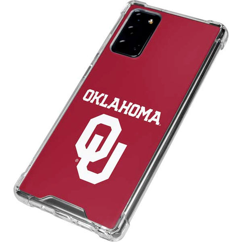 University of Oklahoma Basketball Galaxy Note20 5G Clear Case