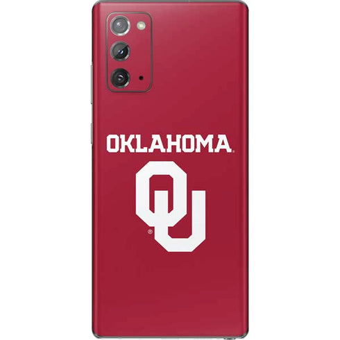 University of Oklahoma Basketball Galaxy Note20 5G Skin