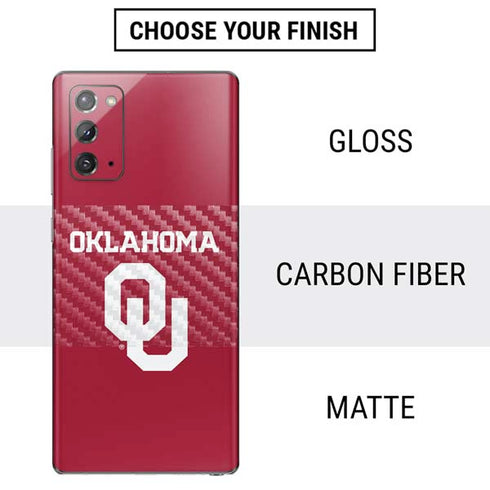 University of Oklahoma Basketball Galaxy Note20 5G Skin